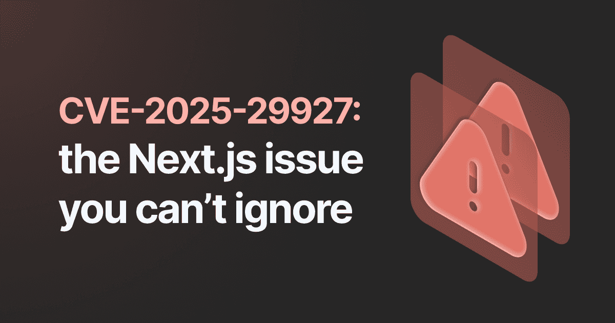 Read the article titled Next.js security alert - how to attack and fix CVE-2025-29927